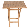 Klappbord ute Riva 70x70 cm teak fra LC Garden i naturfarge