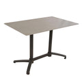 Klappbord ute Salvador 110x70 cm aluminium/keramikk forfra