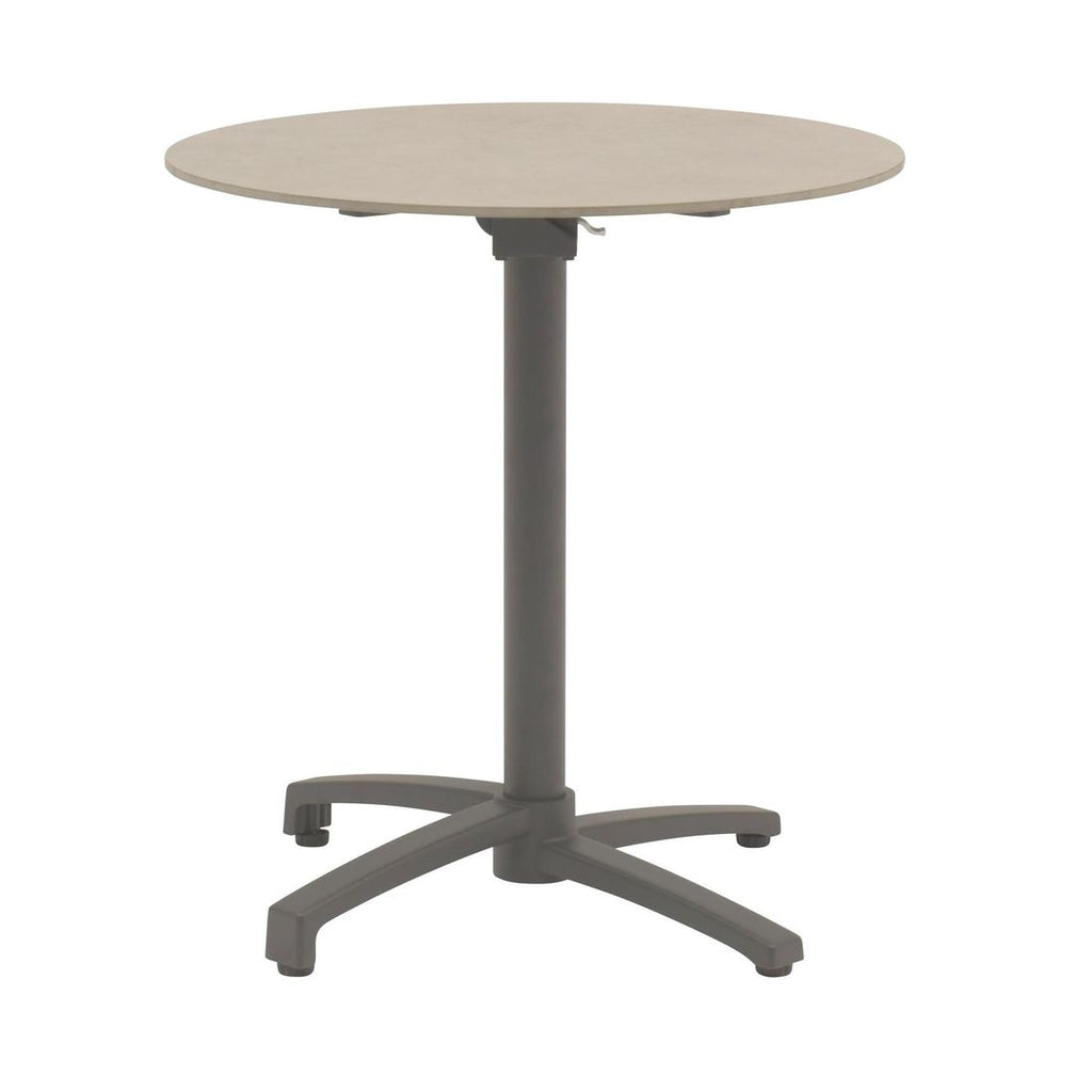 Klappbord ute Salvador Ø70 cm aluminium/keramikk forfra