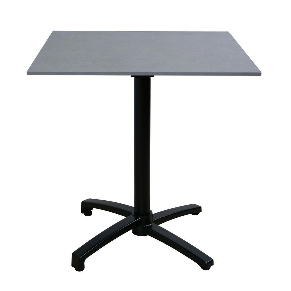 Klappbord ute Salvador 70x70 cm aluminium/keramikk forside