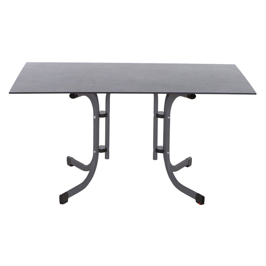Klappbord ute Sola 140x90 cm stål/HPL sett fra bakside