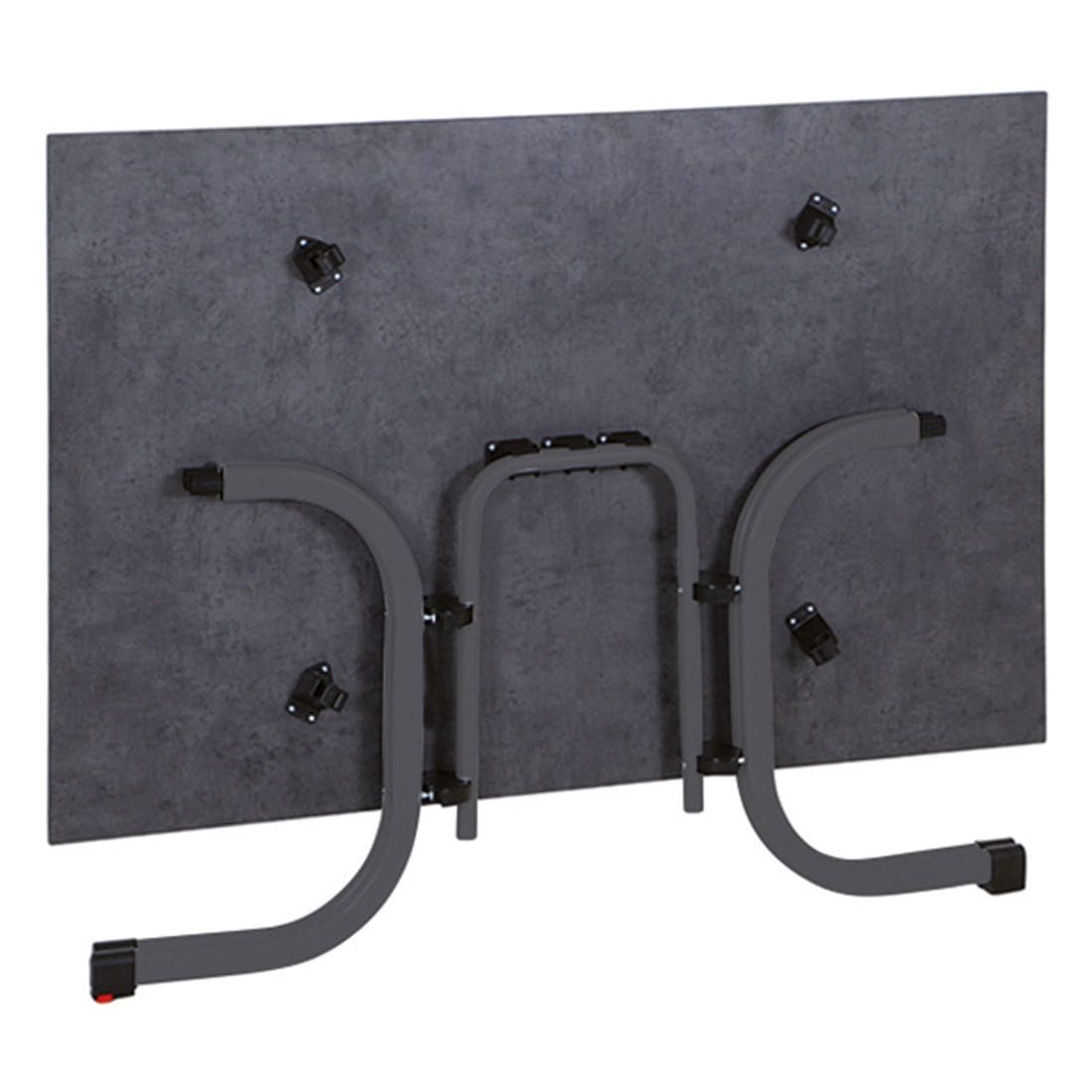 Klappbord ute Sola 140x90 cm stål/HPL montert i hage