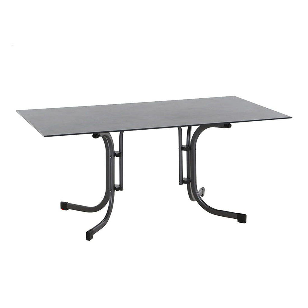 Klappbord ute Sola 160x90 cm stål/HPL forfra