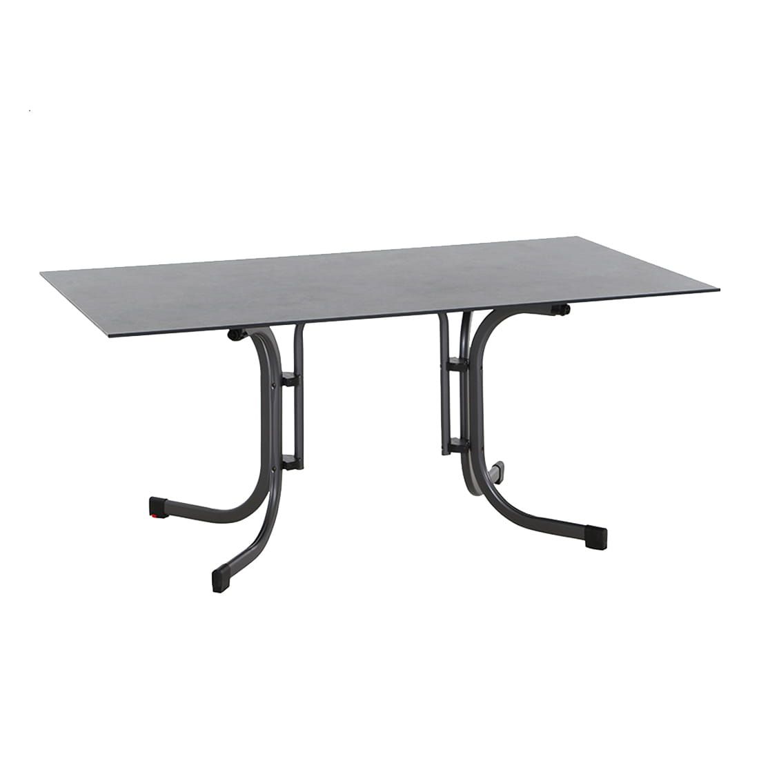 Klappbord ute Sola 160x90 cm stål/HPL forfra