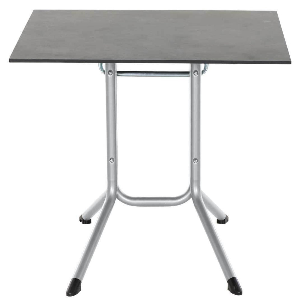 Klappbord ute Sola 80x80 cm stål HPL bakside