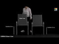 Klappstol ute Cirrus Silver Line aluminium/textilen - Kettler forfra
