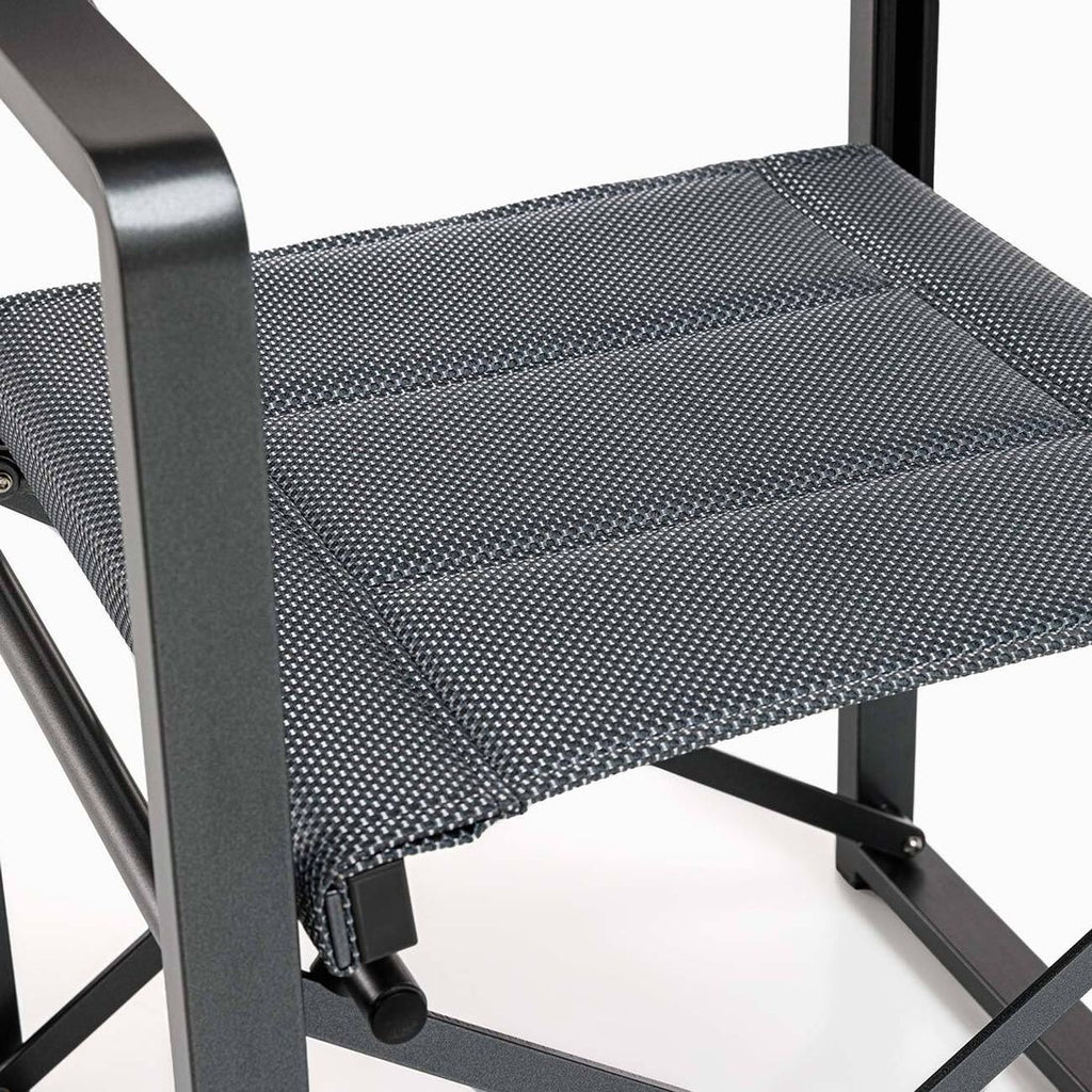 Klappstol ute Norrland aluminium textilen antrasitt i antrasittfarge