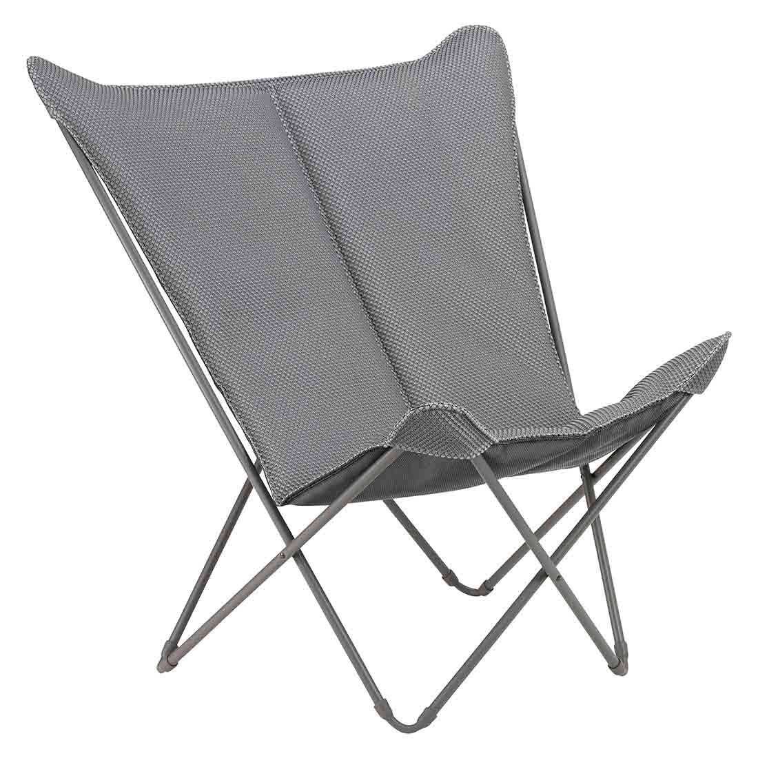 Klappstol Pop Up XL stål/BeComfort 91x83 cm bakside