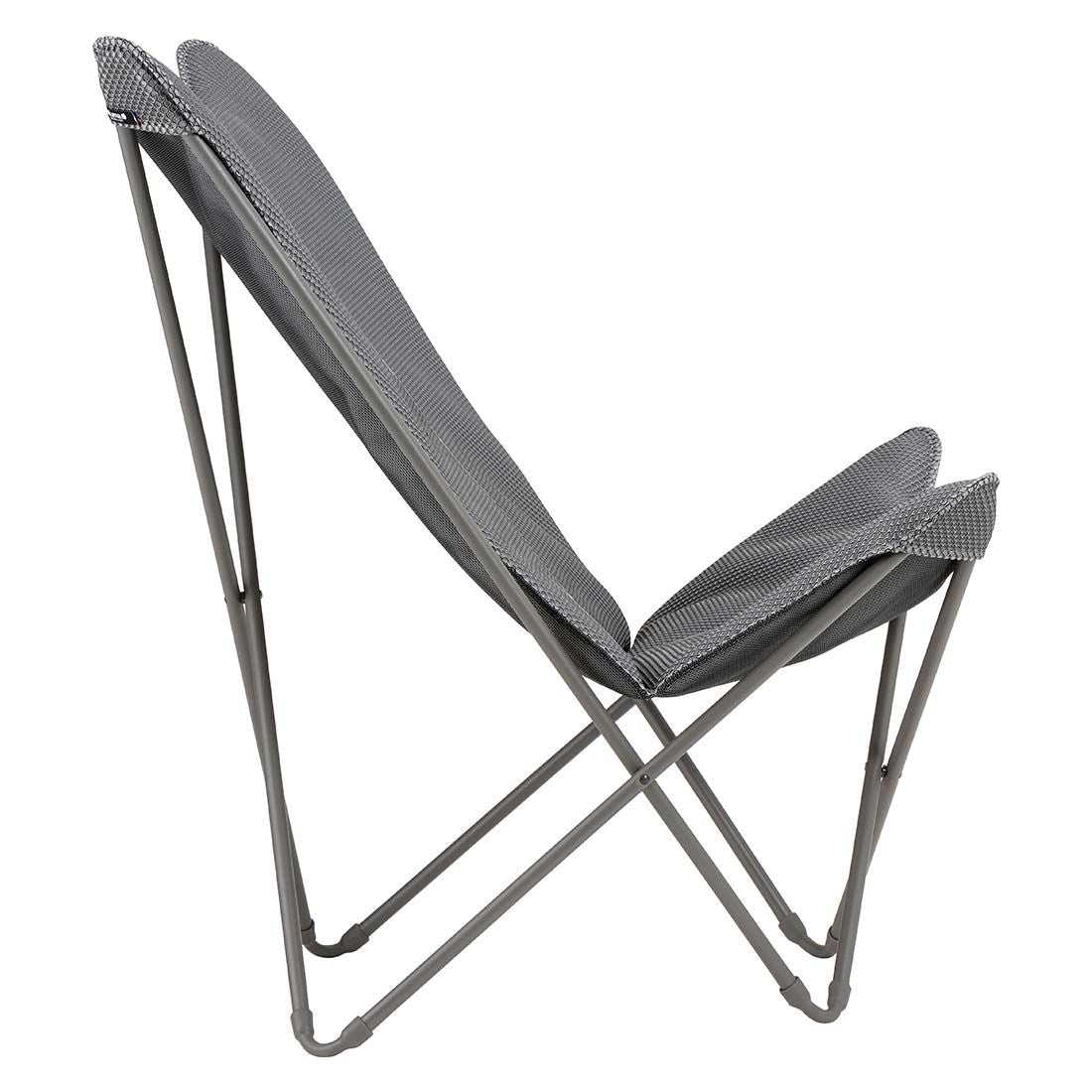 Montert Klappstol Pop Up XL stål/BeComfort i hage