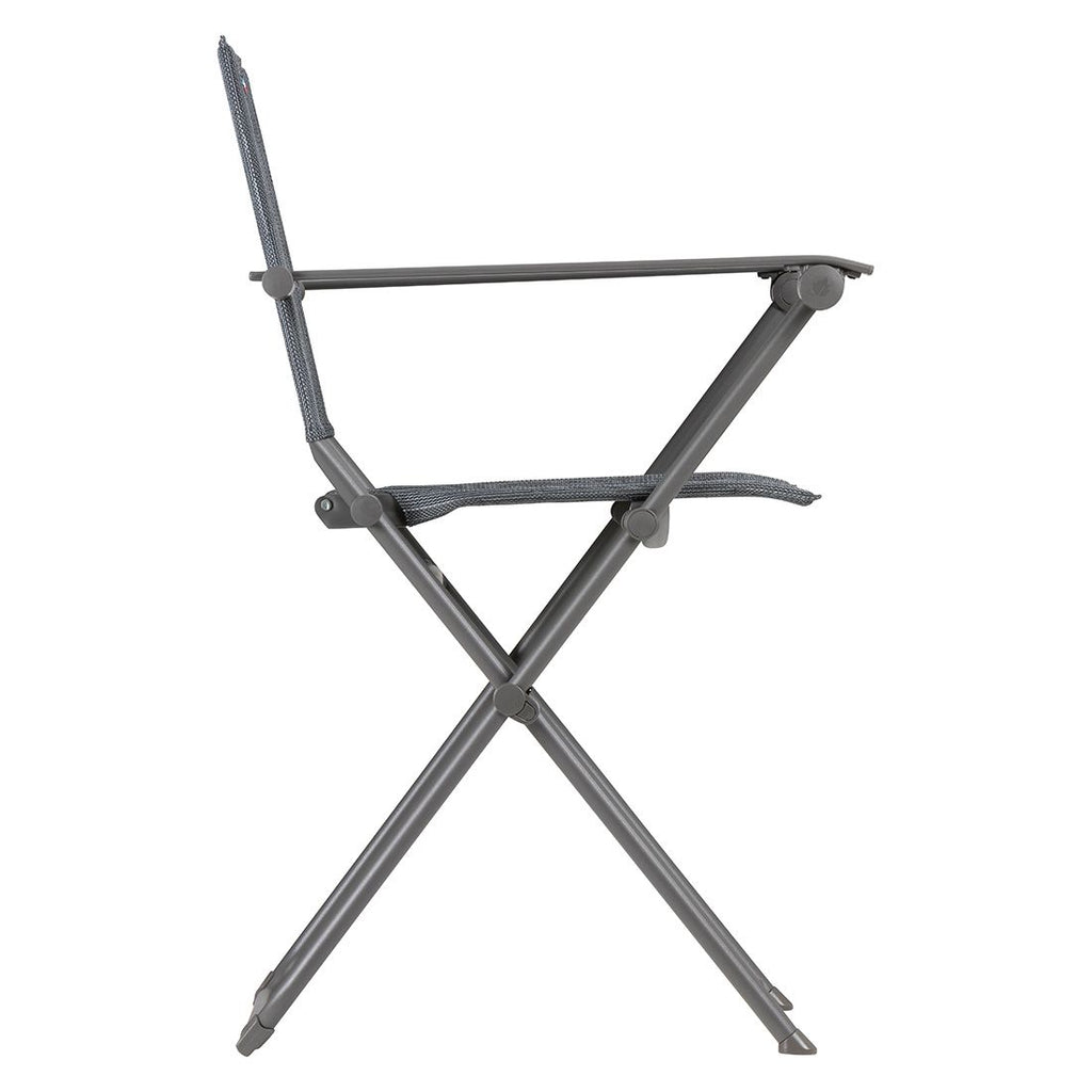 Detalj av stoff og ramme på Klappstol ute Anytime stål/Batyline 60 cm - Lafuma