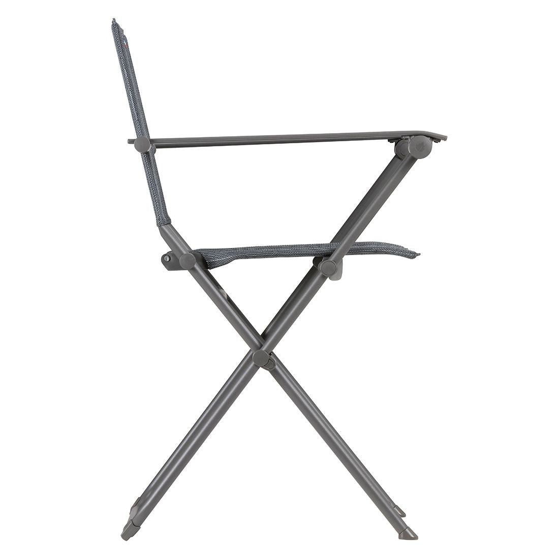 Detalj av stoff og ramme på Klappstol ute Anytime stål/Batyline 60 cm - Lafuma