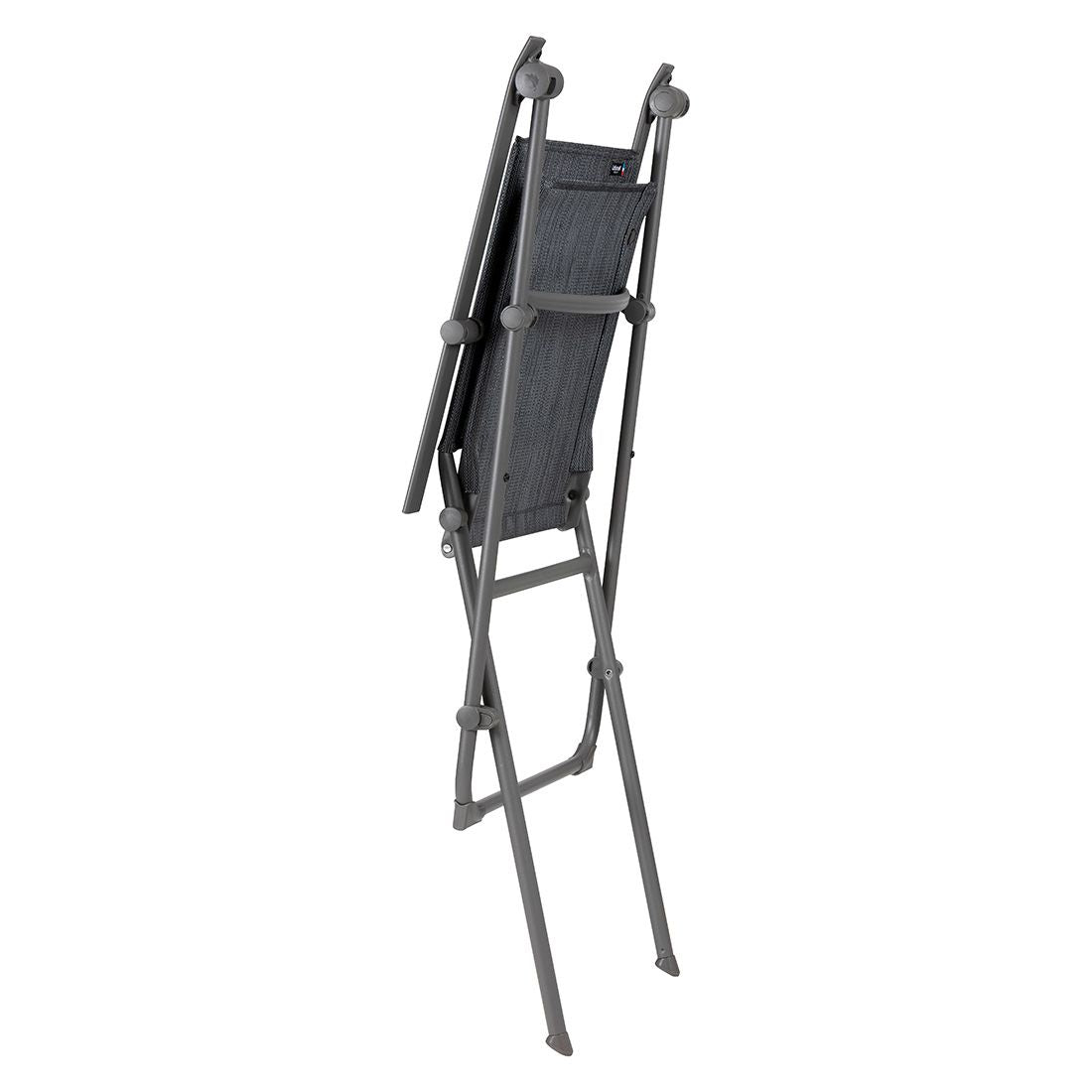 Nærbilde av sammenleggbar mekanisme på Klappstol ute Anytime stål/Batyline 60 cm - Lafuma