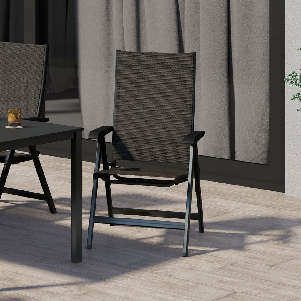 Klappstol ute Base aluminium/textilen 61x68 cm - Kettler bakside