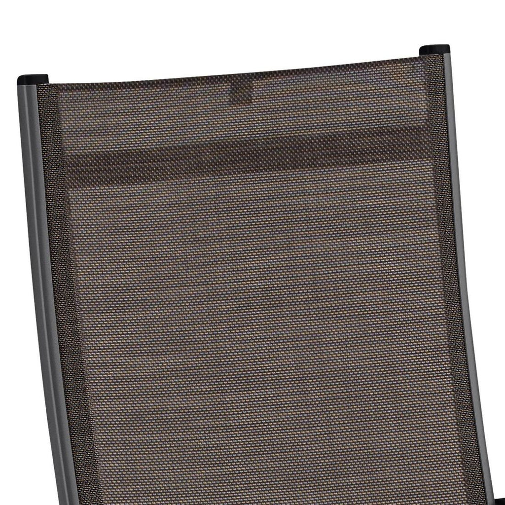 Montert Klappstol ute Base aluminium/textilen 61x68 cm - Kettler på terrasse