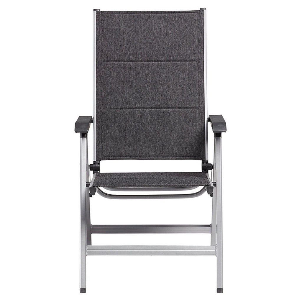 Nærbilde av sammenleggbar mekanisme på Klappstol ute Basic Plus Padded aluminium/textilen - Kettler
