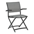 Klappstol ute Camillo aluminium/textilen 57x56 cm Stern forfra