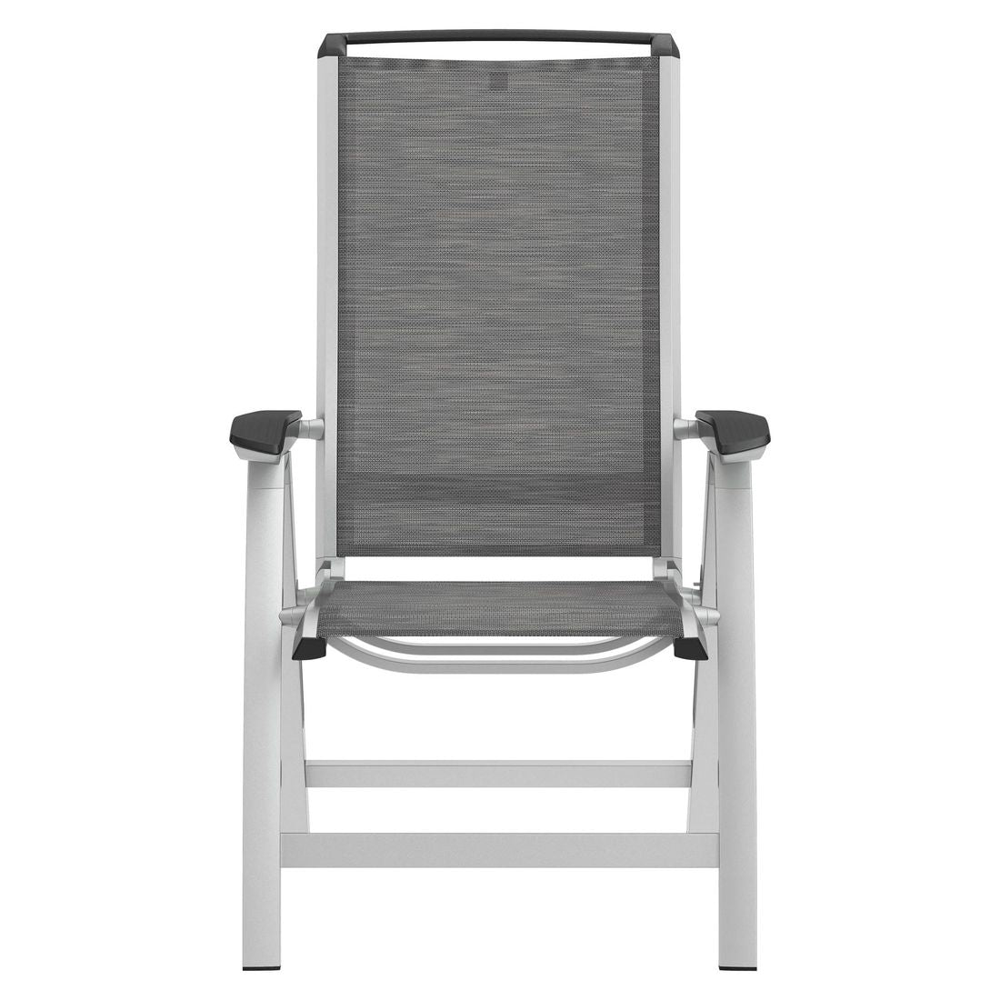 Klappstol ute Forma II aluminium/textilen sammenlagt