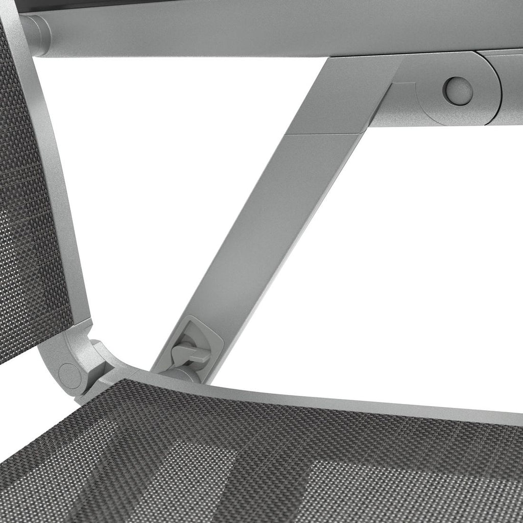 Klappstol ute Forma II aluminium/textilen med moderne design