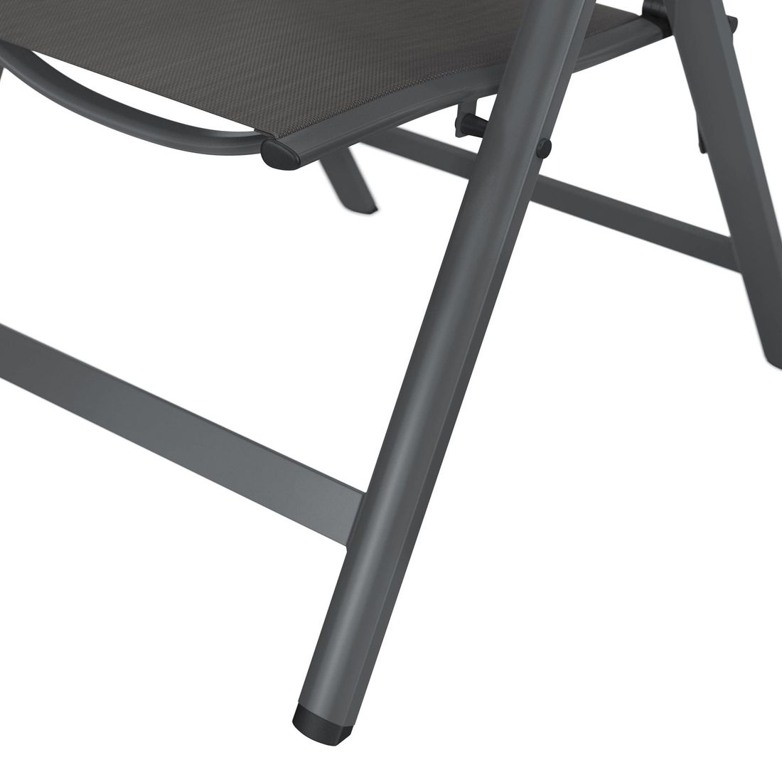 Klappstol ute Jacob aluminium/textilen regulerbar rygg - OUTLIV vekt og mål etikett
