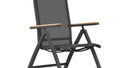 Klappstol ute Kobe aluminium/textilen - OUTLIV forfra