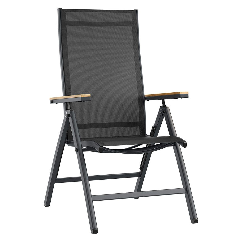 Klappstol ute Kobe aluminium/textilen - OUTLIV bakside