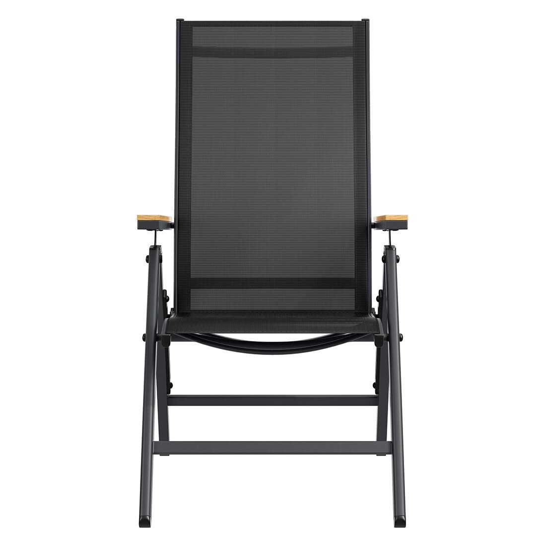 Klappstol ute Kobe aluminium/textilen - OUTLIV detalj av stoff