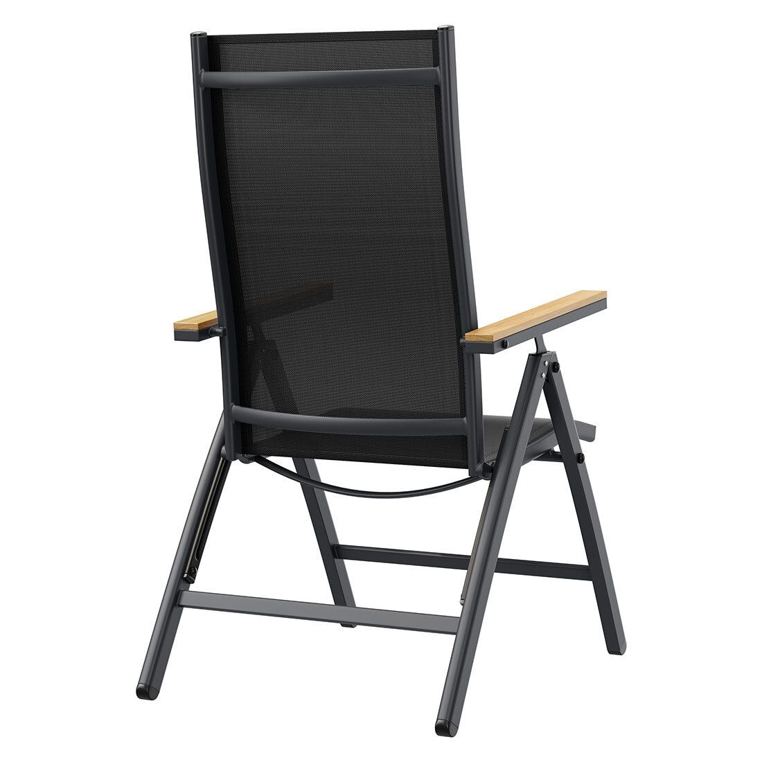 Klappstol ute Kobe aluminium/textilen - OUTLIV sammenlagt