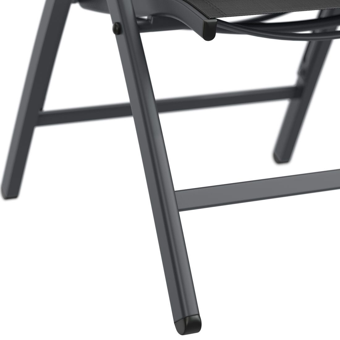 Klappstol ute Kobe aluminium/textilen - OUTLIV sideprofil