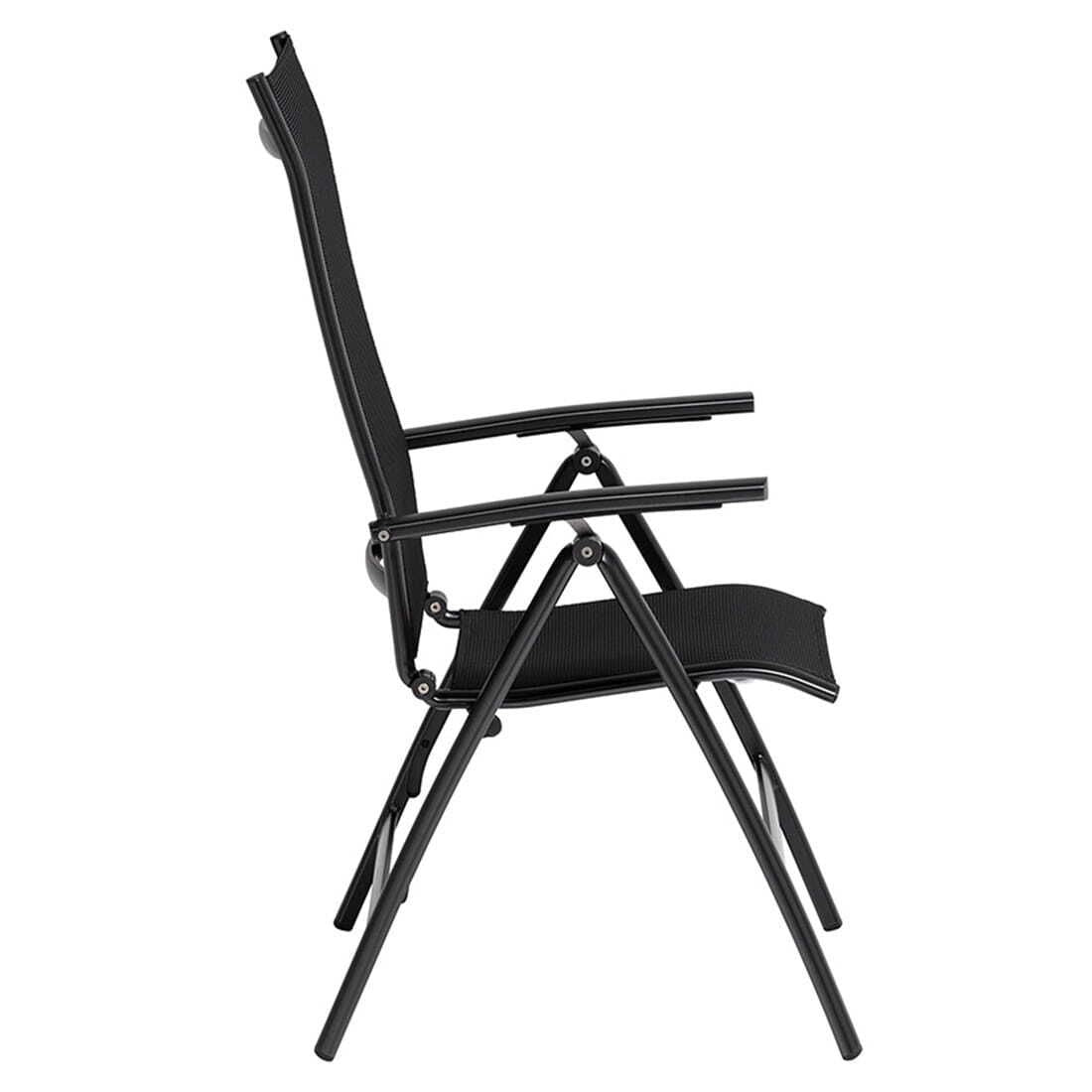 Sammenleggbar funksjon til Klappstol ute Legato Curve aluminium tekstilen