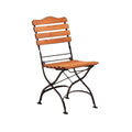 Klappstol ute München jern/robinie 43x59 cm fra Karasek front