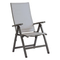 Klappstol ute New Top aluminium/textilen antrasitt forfra