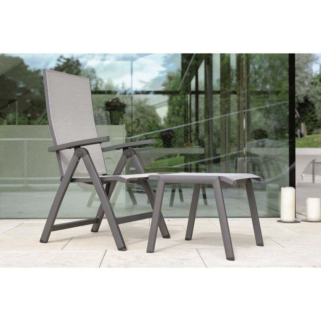 Klappstol ute New Top aluminium/textilen antrasitt sammenfoldet