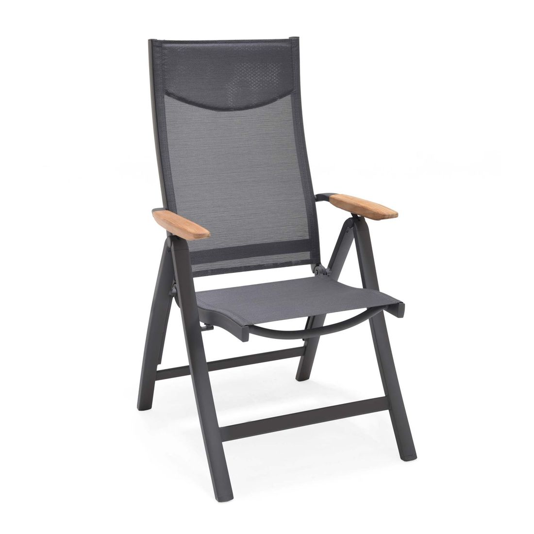 Klappstol ute Pelen aluminium/textilen 71 cm forfra
