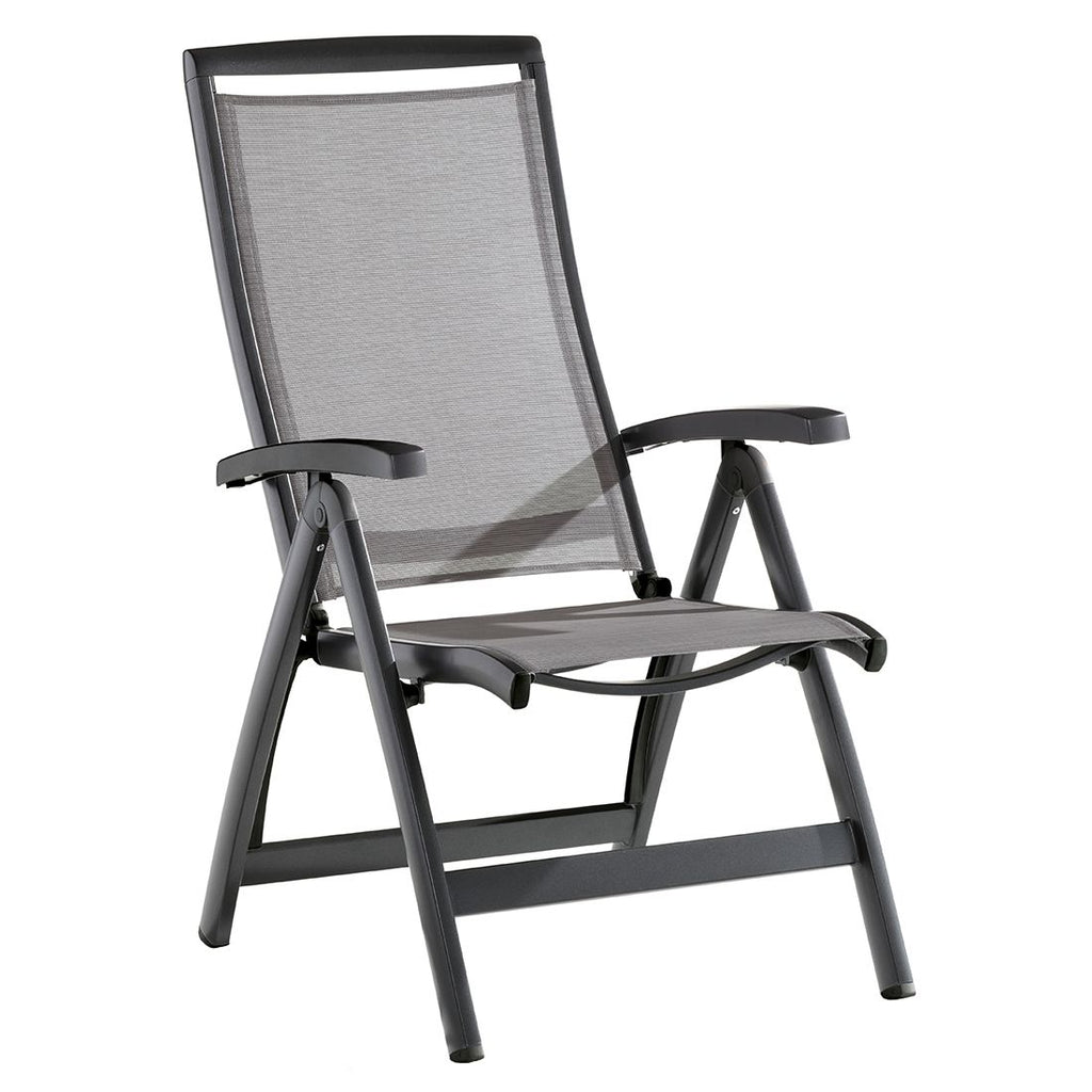 Klappstol ute Royal aluminium/textilen 75x63 cm forfra