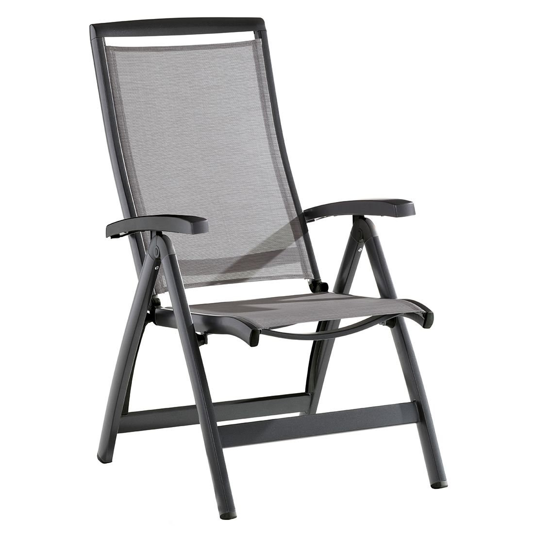 Klappstol ute Royal aluminium/textilen 75x63 cm forfra