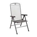 Klappstol ute Savoy metall 58x70 cm jerngrå forfra