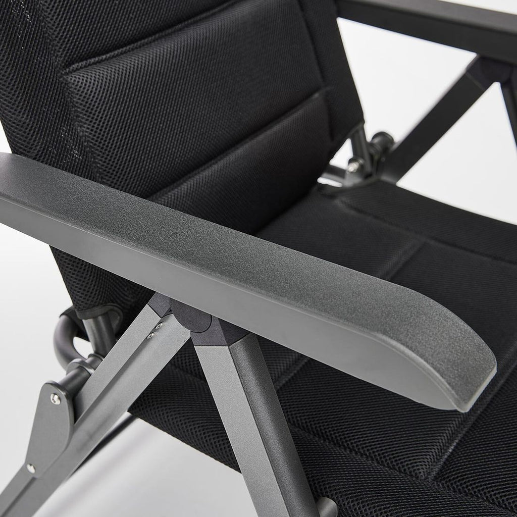 Detalj av armstøtte på Klappstol ute Slight aluminium/textilen regulerbar rygg - Kettler