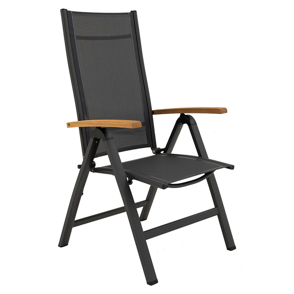 Klappstol ute Unicamo aluminium/textilen - LC Garden forfra