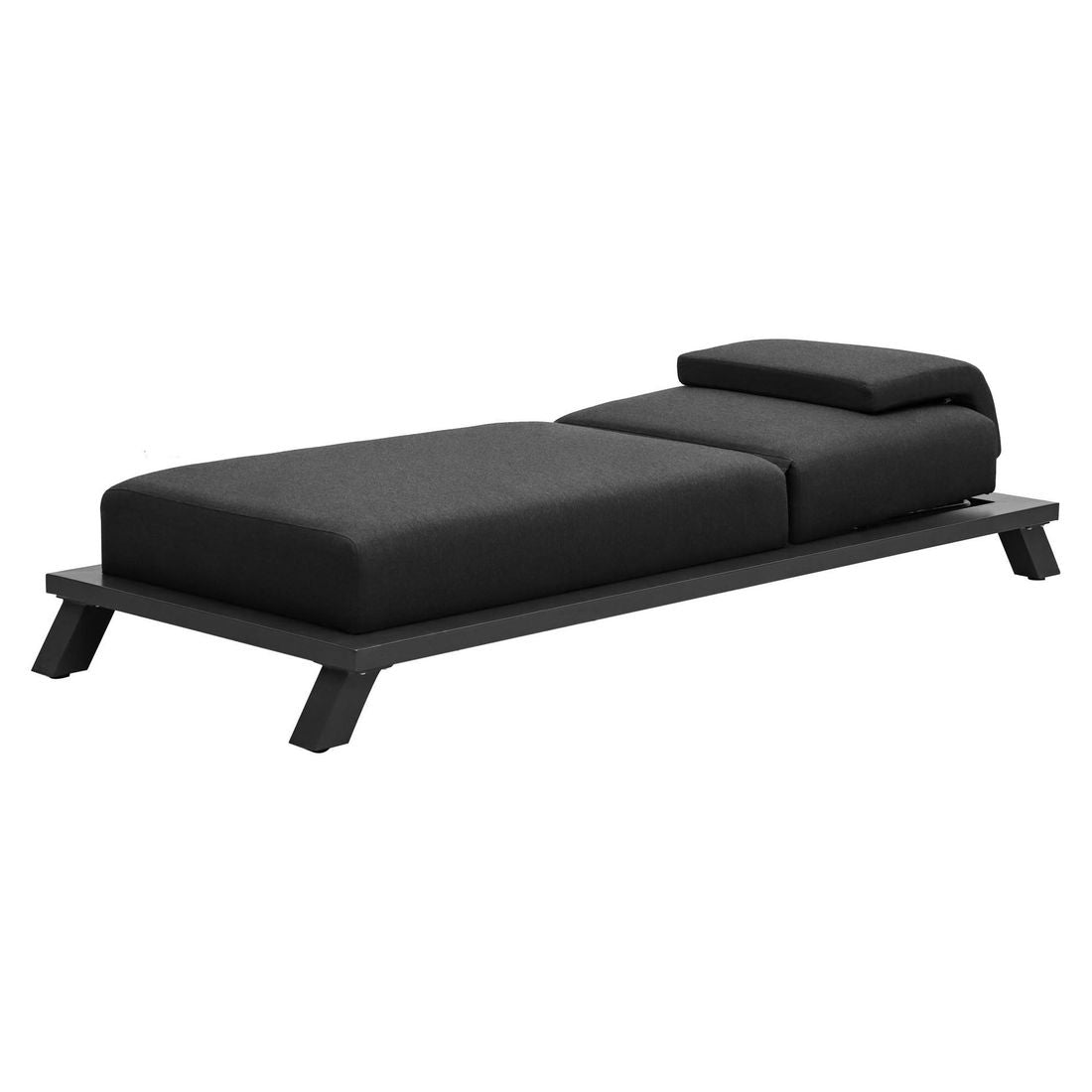 Komfort-liggestol Alea aluminium/Sunbrella 90x210 cm detalj av stoff