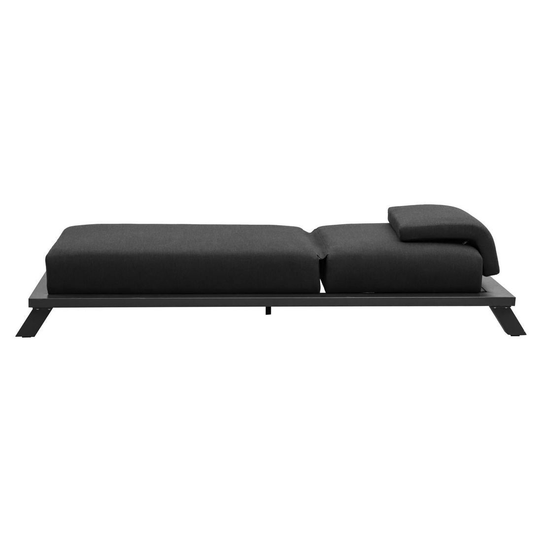 Komfort-liggestol Alea aluminium/Sunbrella 90x210 cm nærbilde av ramme