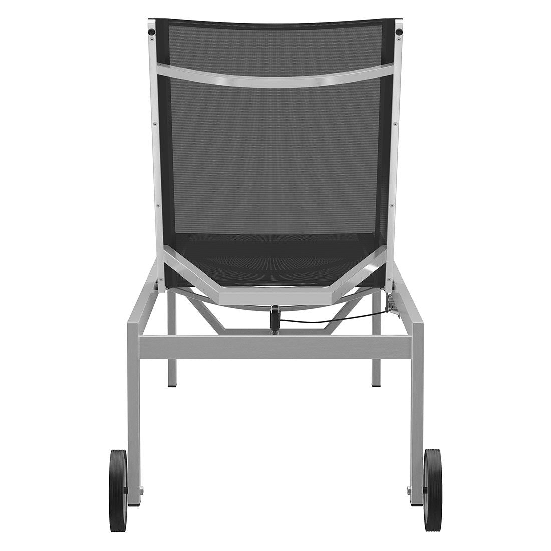 Komfort-liggestol Oviedo rustfritt stål/textilen 212 cm - OUTLIV.