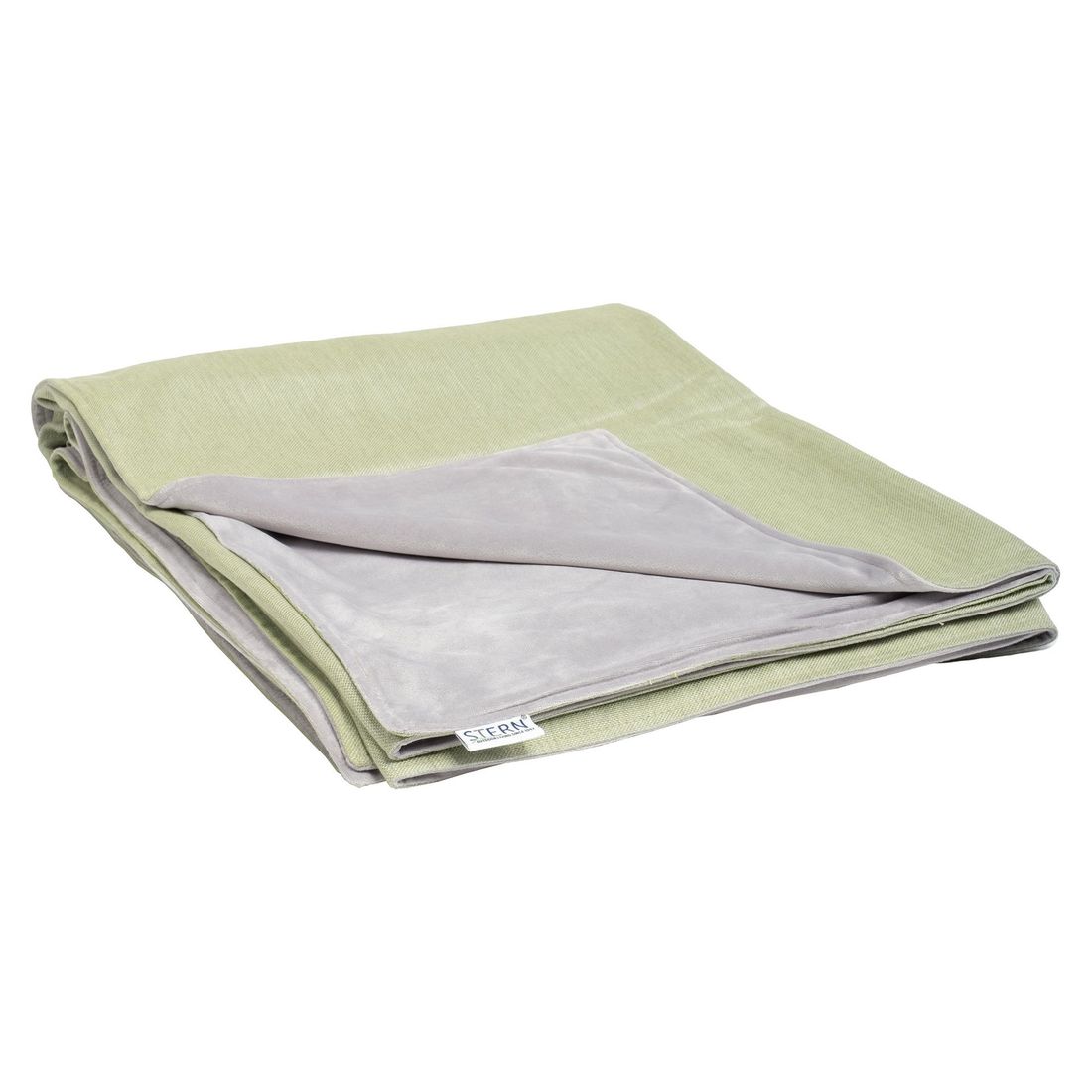 Kosepledd ute 200x156 cm polyakryl/polyester grønn - Stern forfra
