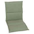 Lavrygg stolpute 46x98 cm polyester grønn foran