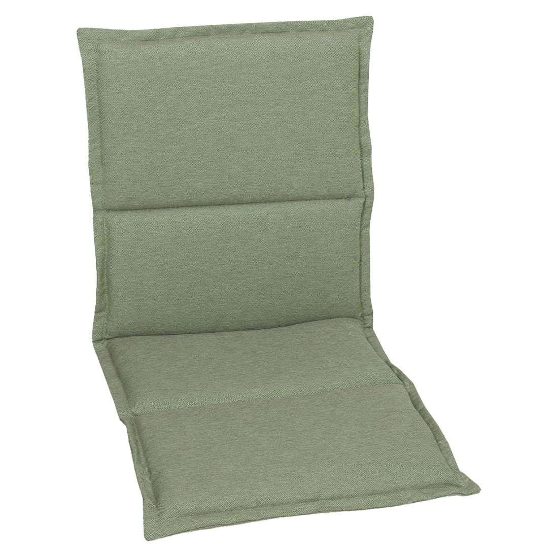 Lavrygg stolpute 46x98 cm polyester grønn foran