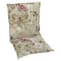 Lavrygg stolpute 50x100 cm blandingsstoff natur forfra