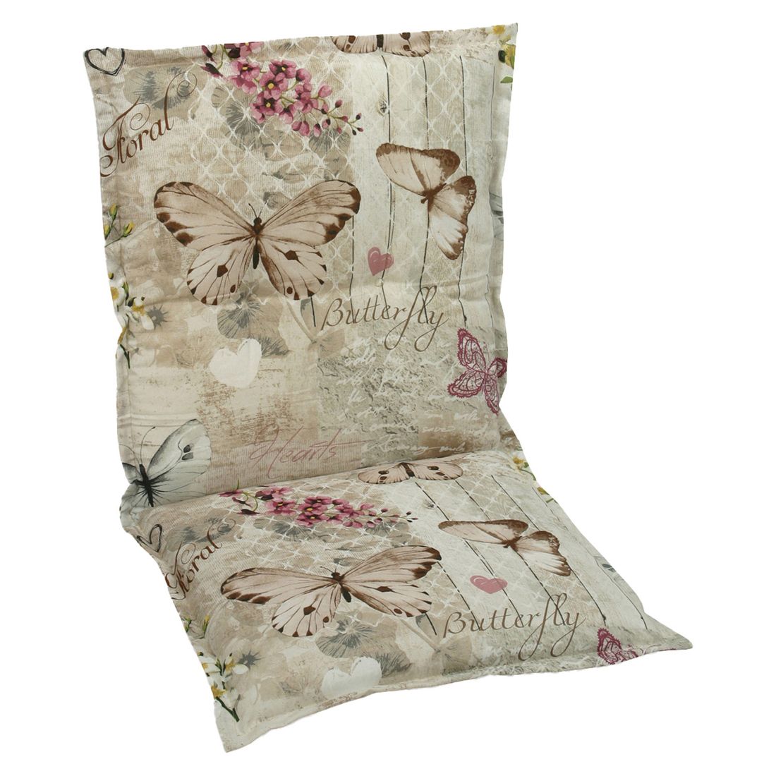 Lavrygg stolpute 50x100 cm blandingsstoff natur forfra
