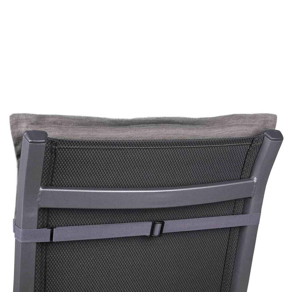 Lavrygg stolpute 50x100 cm polyester beige - GO-DE detalj av stoff