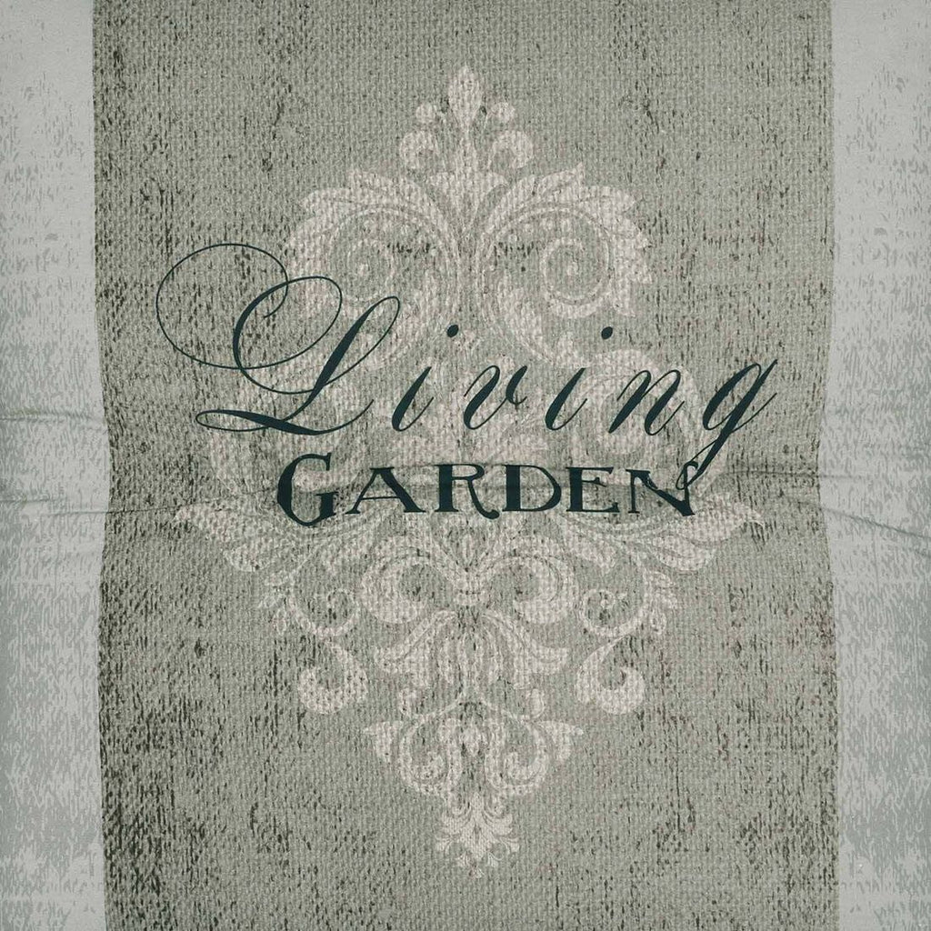 Lavrygg stolpute 50x100 cm polyester beige - GO-DE nærbilde materiale