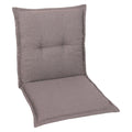 Lavrygg stolpute 50x100 cm polyester grå - GO-DE forfra