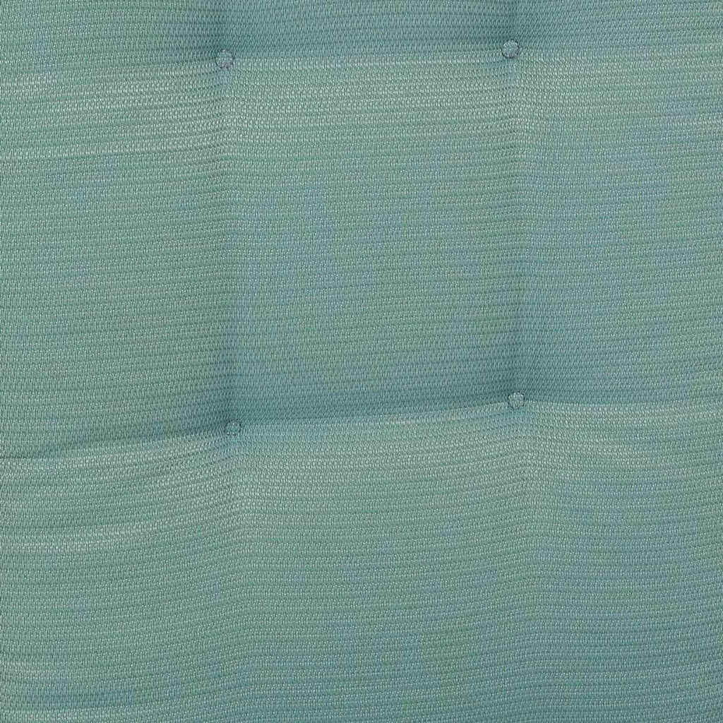 Nærbilde av tekstur på Lavrygg stolpute 50x100 cm polyester turkis - GO-DE